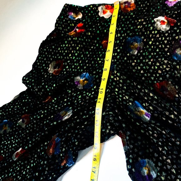 NWT anthropologie pasquette velvet wide-leg pants - Picture 7 of 14